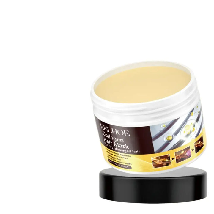 Masque Hydratant au Collagène pour Cheveux Secs - Réparation et Lissage Profond - Produits de soin capillaire
