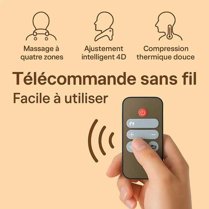 Massage chauffant pour le cou et les épaules – Novaa® RelaxTech™