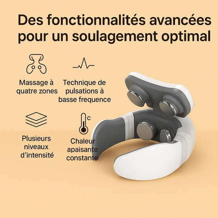Massage chauffant pour le cou et les épaules – Novaa® RelaxTech™