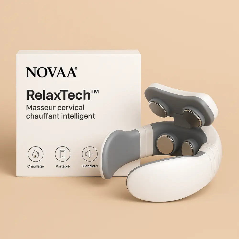 Massage chauffant pour le cou et les épaules – Novaa® RelaxTech™