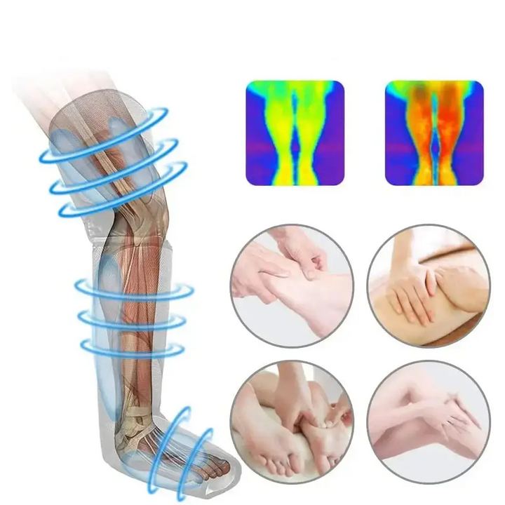 Masseur de Jambes à Pression d’Air - Circulation Sanguine & Relaxation Musculaire