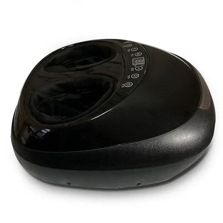 Masseur de Pieds Électrique 3D - Pétrissage Pression d’Air Rouleau Chauffant et Infrarouge - Noir