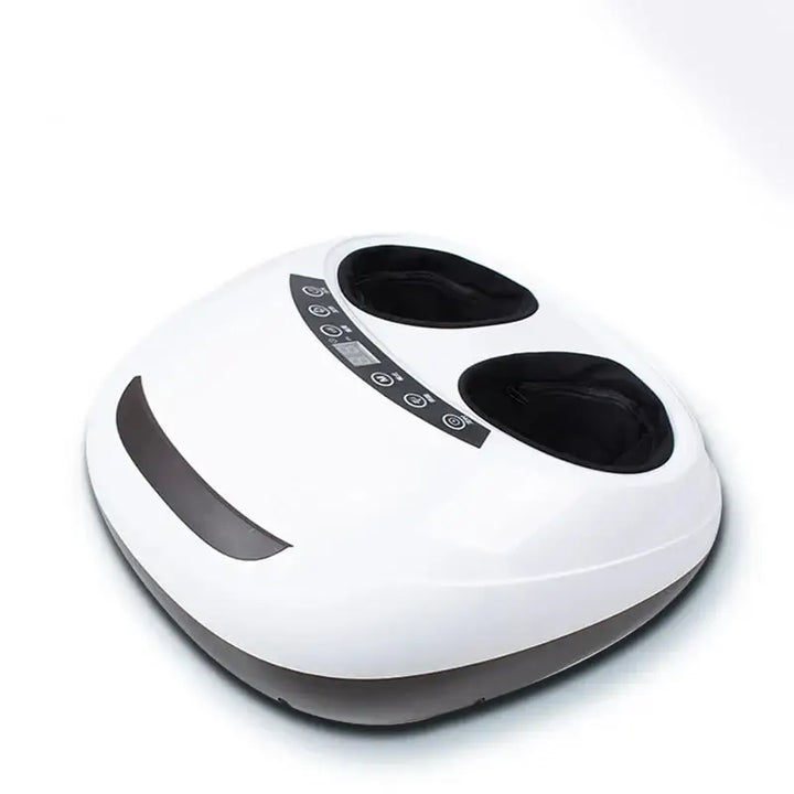 Masseur de Pieds Électrique 3D - Pétrissage Pression d’Air Rouleau Chauffant et Infrarouge - Blanc