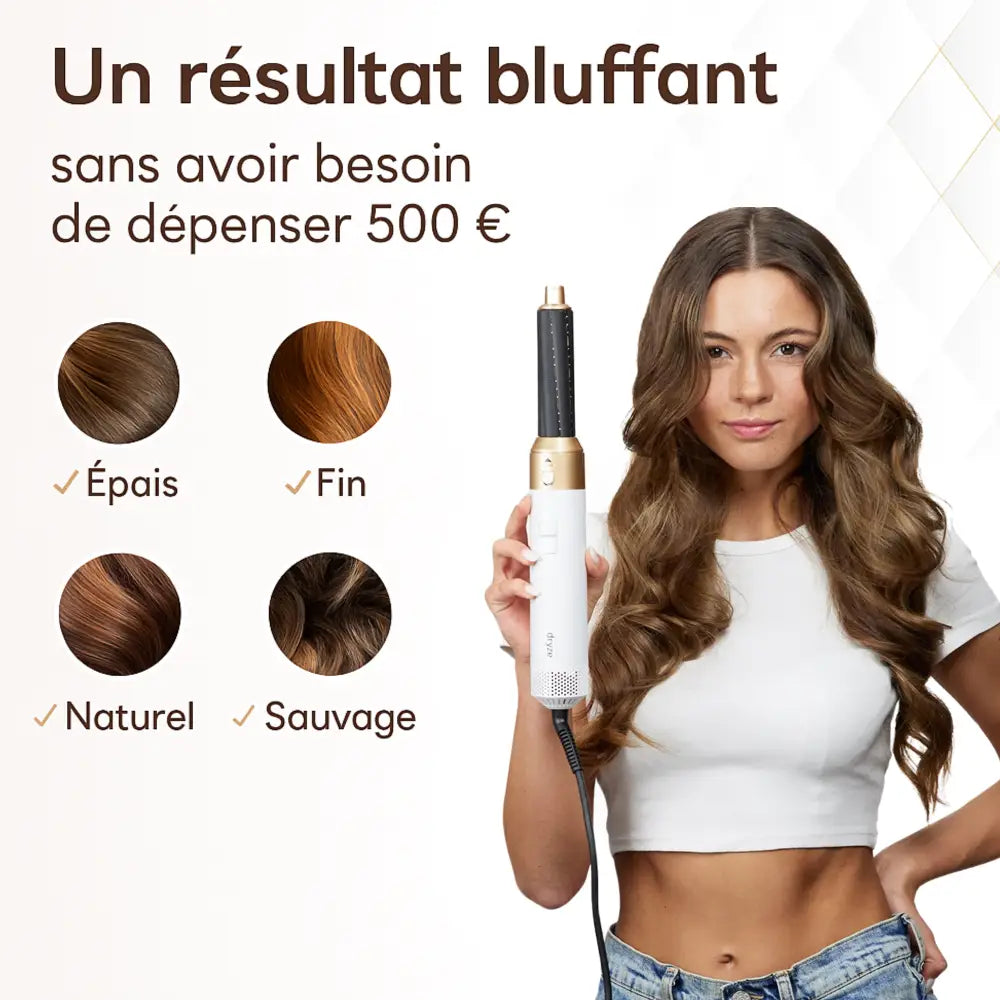 Novaa® Airstyler 5-en-1 – Sèche-Cheveux Ionique