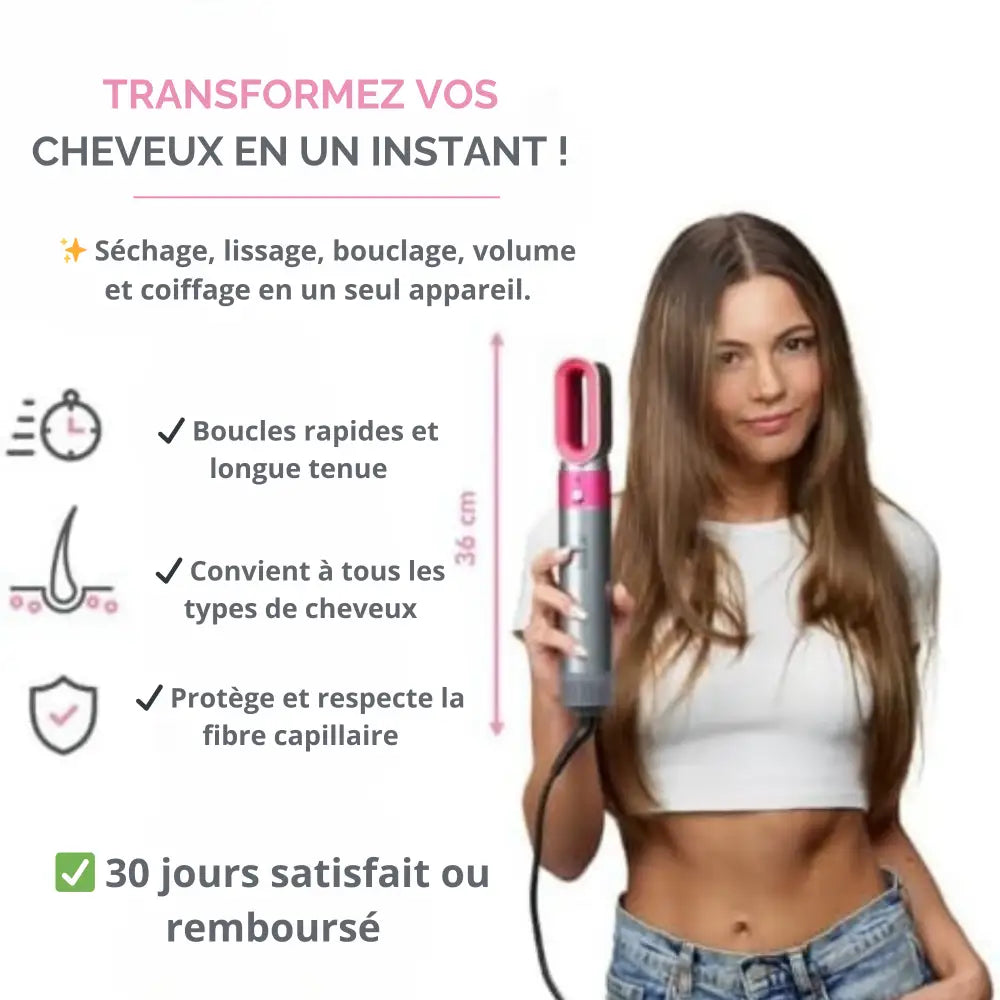 Novaa® Airstyler 5-en-1 – Sèche-Cheveux Ionique
