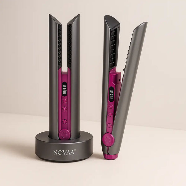 Novaa® Pro Hair – Lisseur & Boucleur Sans Fil