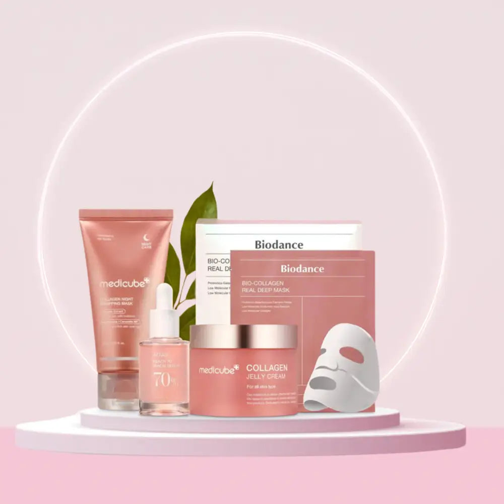 Pack Collagène: Medicube Anua & Biodance: 5 Soins Réparateurs & Hydratants - Novaa skin care