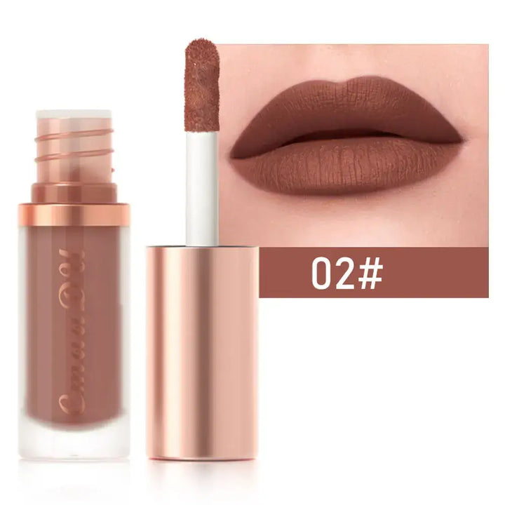 Rouge à Lèvres Longue Tenue - Hydratant Waterproof & Effet Velours - Nude rosé
