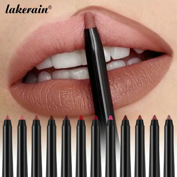 Rouge à Lèvres Longue Tenue - Waterproof & Hydratant 12 Teintes