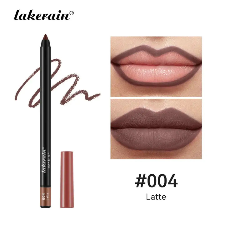 Rouge à Lèvres Longue Tenue - Waterproof & Hydratant 12 Teintes - Beige Café