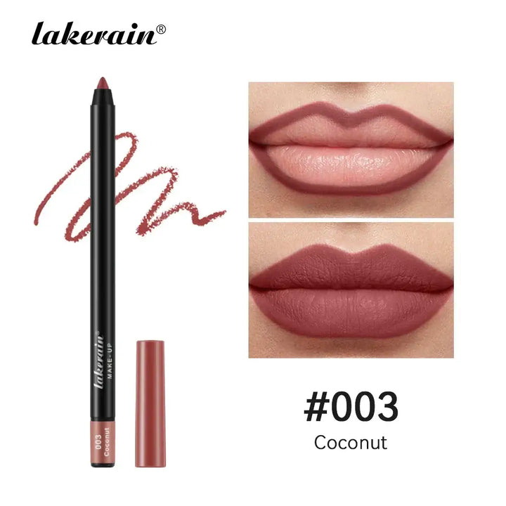 Rouge à Lèvres Longue Tenue - Waterproof & Hydratant 12 Teintes - Brun Noisette