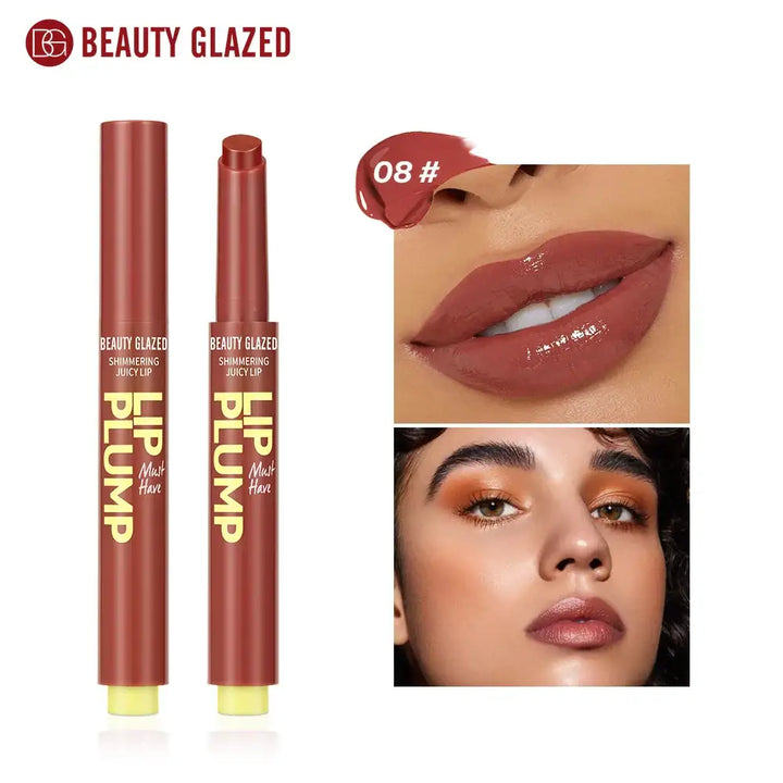 Rouge à Lèvres Scintillant Hydratant Beauty Glazed - Maquillage Femme Idée Cadeau - Rose framboise