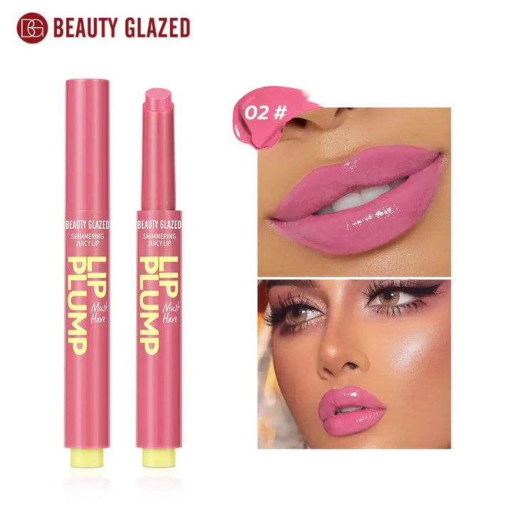 Rouge à Lèvres Scintillant Hydratant Beauty Glazed - Maquillage Femme Idée Cadeau - Nude sable