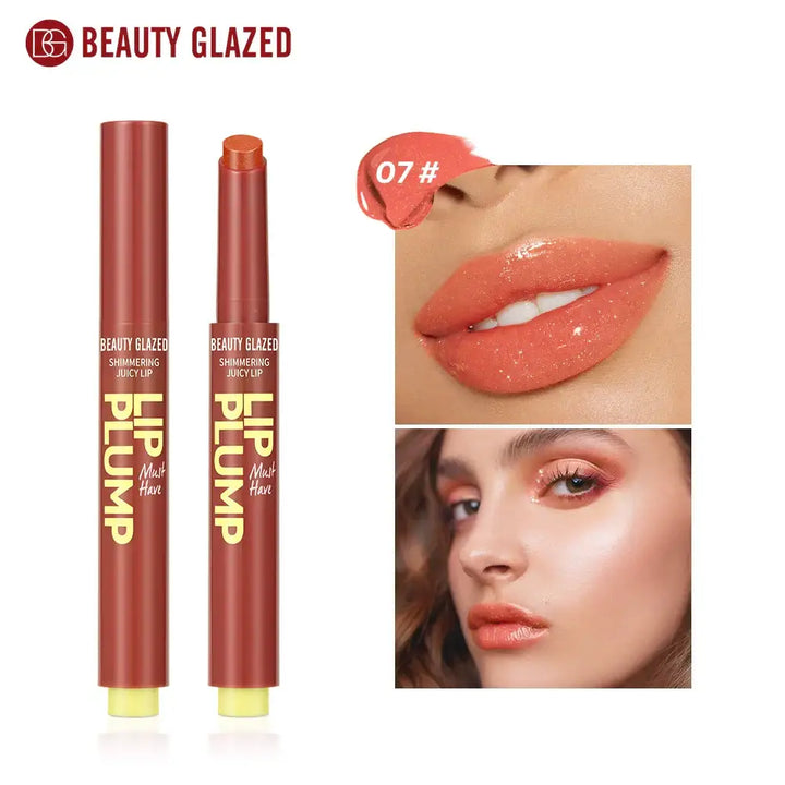 Rouge à Lèvres Scintillant Hydratant Beauty Glazed - Maquillage Femme Idée Cadeau - Rouge cerise