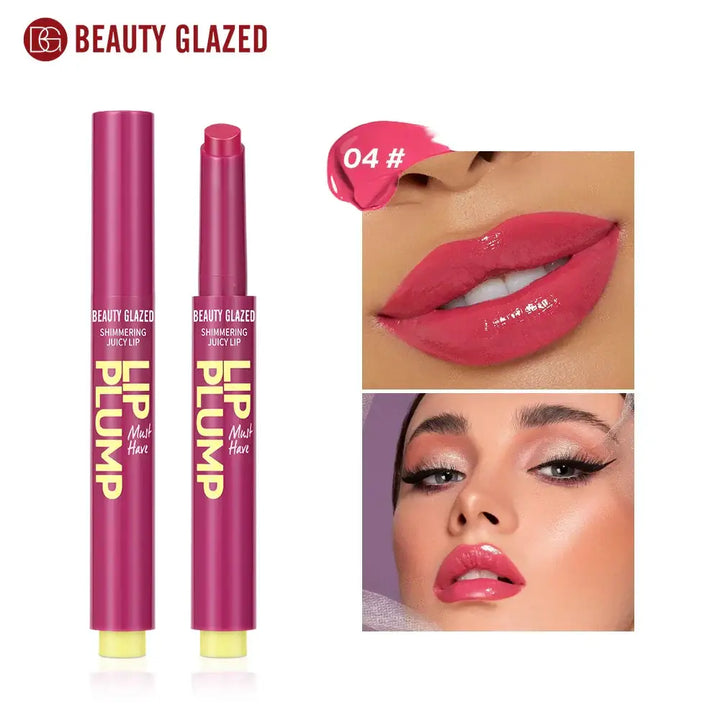 Rouge à Lèvres Scintillant Hydratant Beauty Glazed - Maquillage Femme Idée Cadeau - Rose saumon