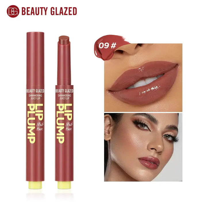 Rouge à Lèvres Scintillant Hydratant Beauty Glazed - Maquillage Femme Idée Cadeau - Rouge classique