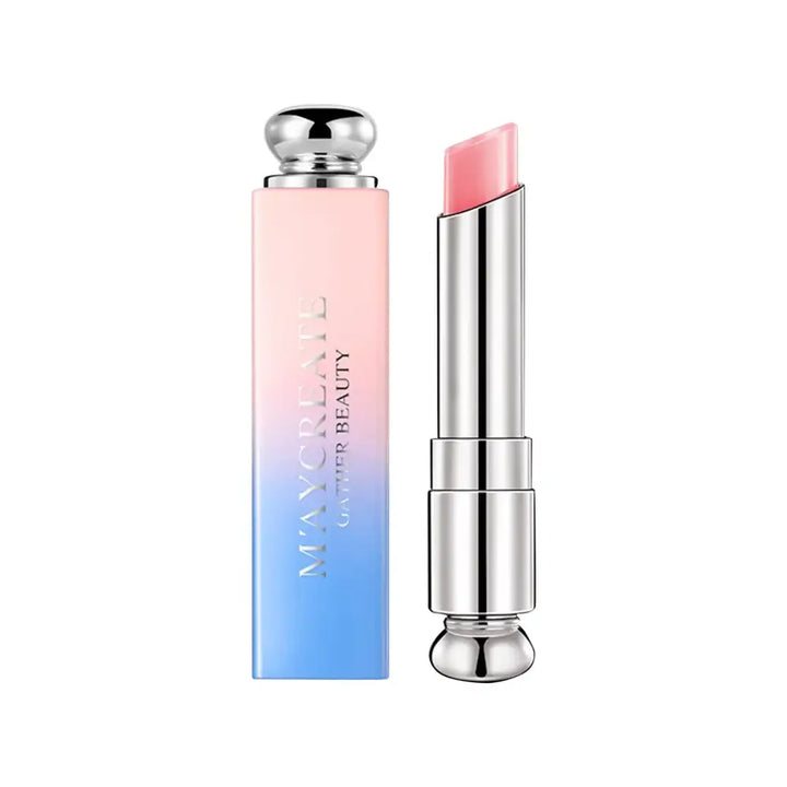 Rouge à Lèvres Transparent - Effet Gelée & Changement de Température - Rose
