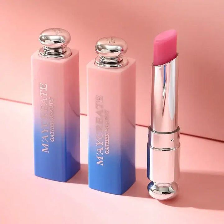 Rouge à Lèvres Transparent - Effet Gelée & Changement de Température