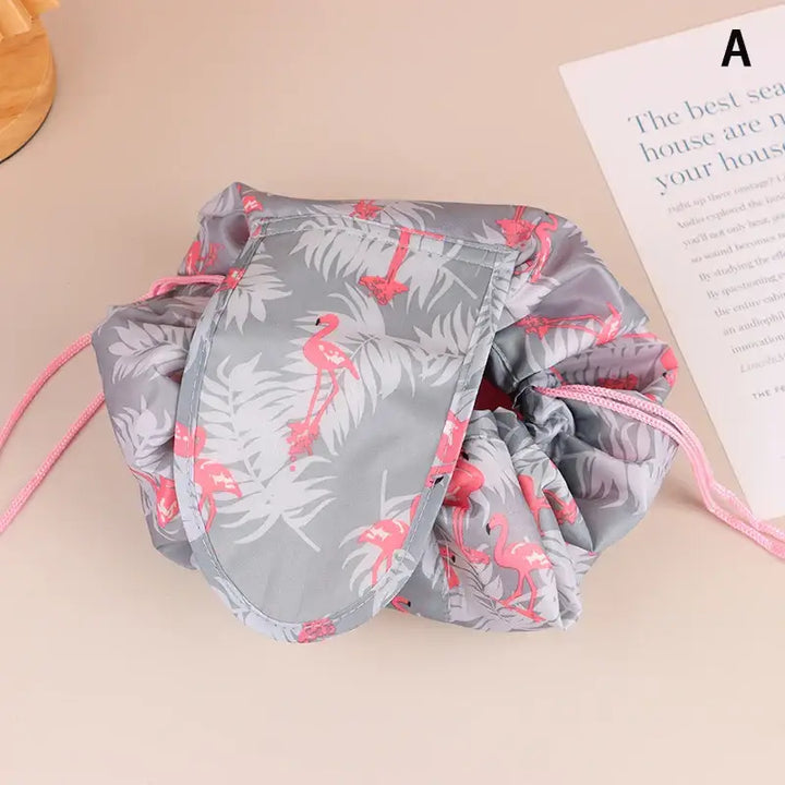 Sac de Maquillage Portable - Grande Capacité avec Cordon de Serrage - 4