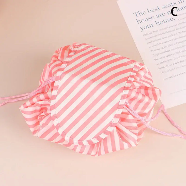 Sac de Maquillage Portable - Grande Capacité avec Cordon de Serrage - 5