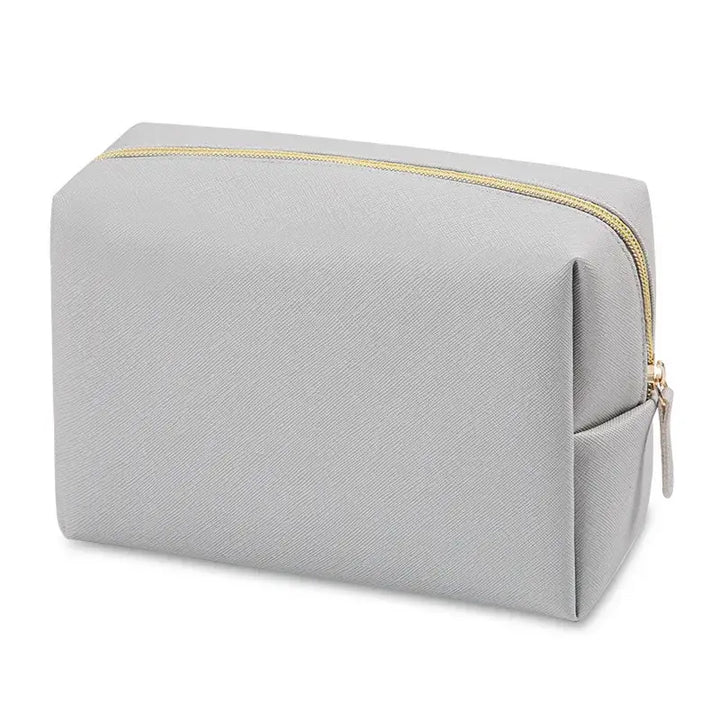 Sac de Rangement Voyage - Cuir PU Imperméable & Portable - Gris L