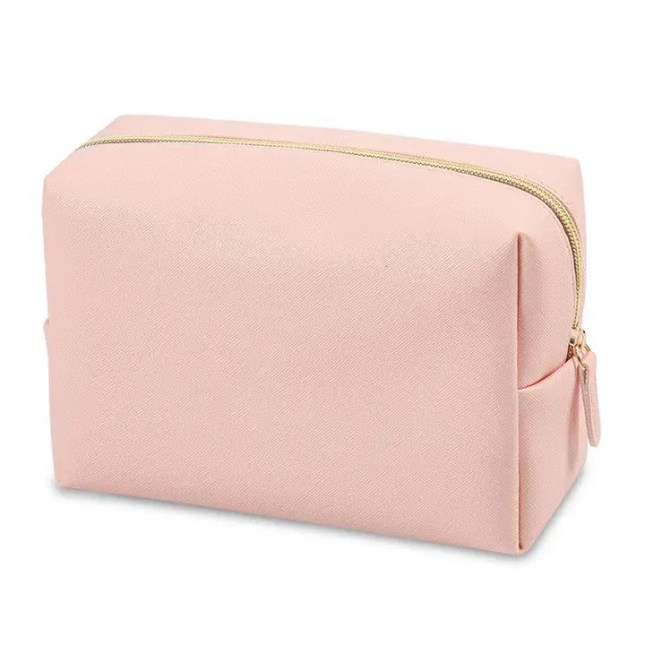 Sac de Rangement Voyage - Cuir PU Imperméable & Portable - Rose L