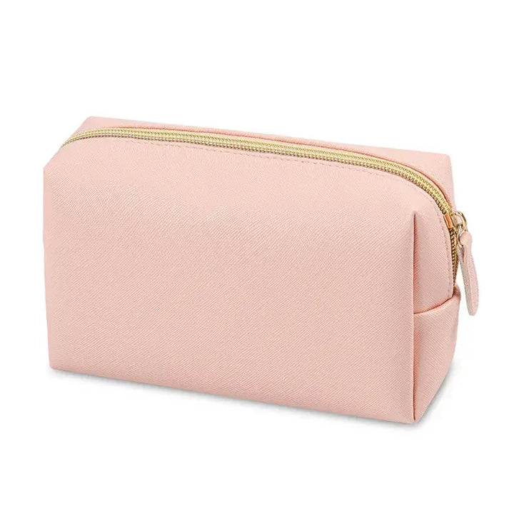 Sac de Rangement Voyage - Cuir PU Imperméable & Portable - Rose M