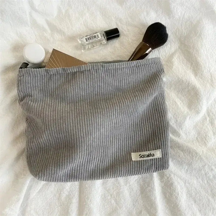 Sac de Toilette Grande Capacité - Trousse Floral Rétro & Pochette Maquillage - 17