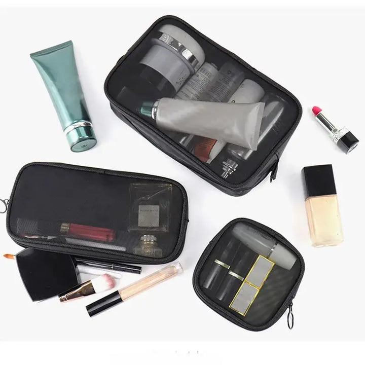 Sac de Voyage Transparent - Rangement Maquillage Grande Capacité