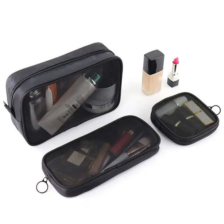 Sac de Voyage Transparent - Rangement Maquillage Grande Capacité