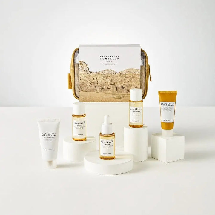 Skin1004 Kit de Voyage Centella: Nettoyage & Soin Anti-Stress – 6 pièces - Novaa skin care