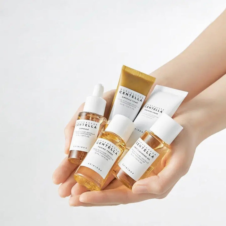 Skin1004 Kit de Voyage Centella: Nettoyage & Soin Anti-Stress – 6 pièces - Novaa skin care