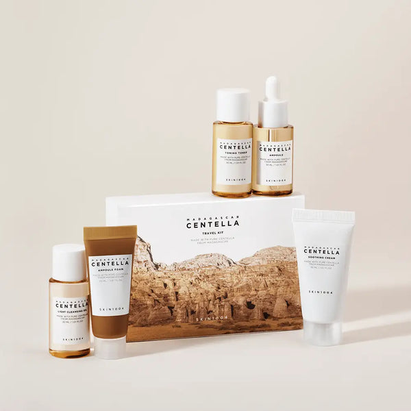 Skin1004 Kit de Voyage Centella: Nettoyage & Soin Anti-Stress – 6 pièces - Novaa skin care