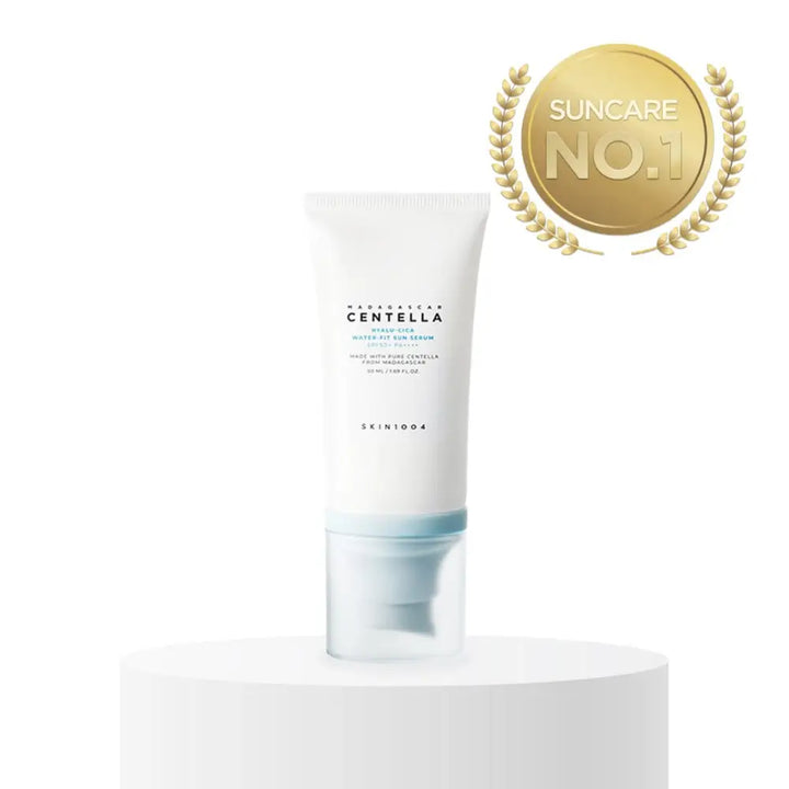 Skin1004 Sérum Solaire Hyalu‑Cica Water-Fit: Centella + Hydratation – 15/50/100 ml - Novaa skin care