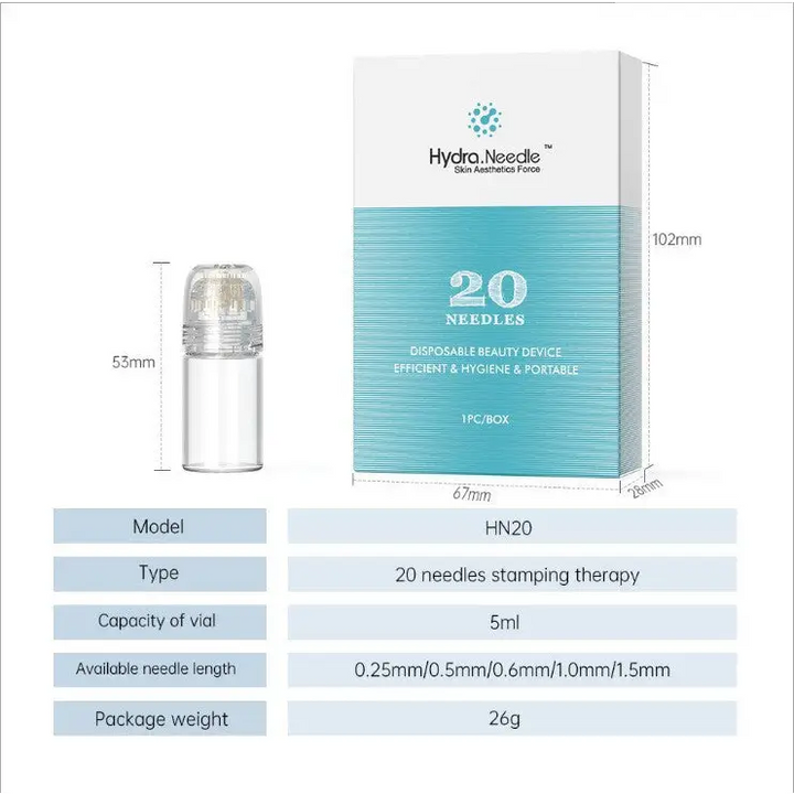 Soin Anti-Âge à Domicile par Micro-Aiguilletage & Sérum - Hydra Needle Novaa®