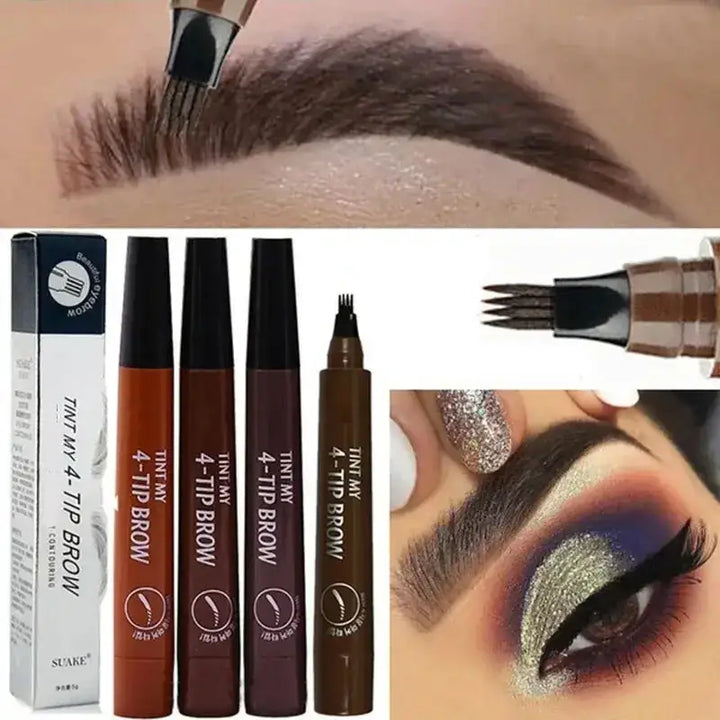 Stylo à Sourcils 4D – Effet Microblading Waterproof & Longue Tenue - Stylo sourcils liquide – Effet microblading