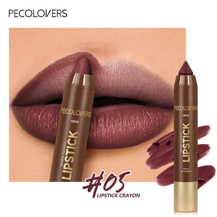 Stylo Eyeliner Pointe Fine - Précision Ultra-Soft Rouge à Lèvres Marron Sexy - Teinte Longue Tenue Crayon Contouring