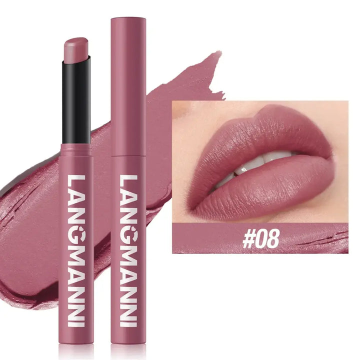 Stylo Rouge à Lèvres Waterproof Nude - Velours Longue Tenue 12 Couleurs - Rose bois de rose