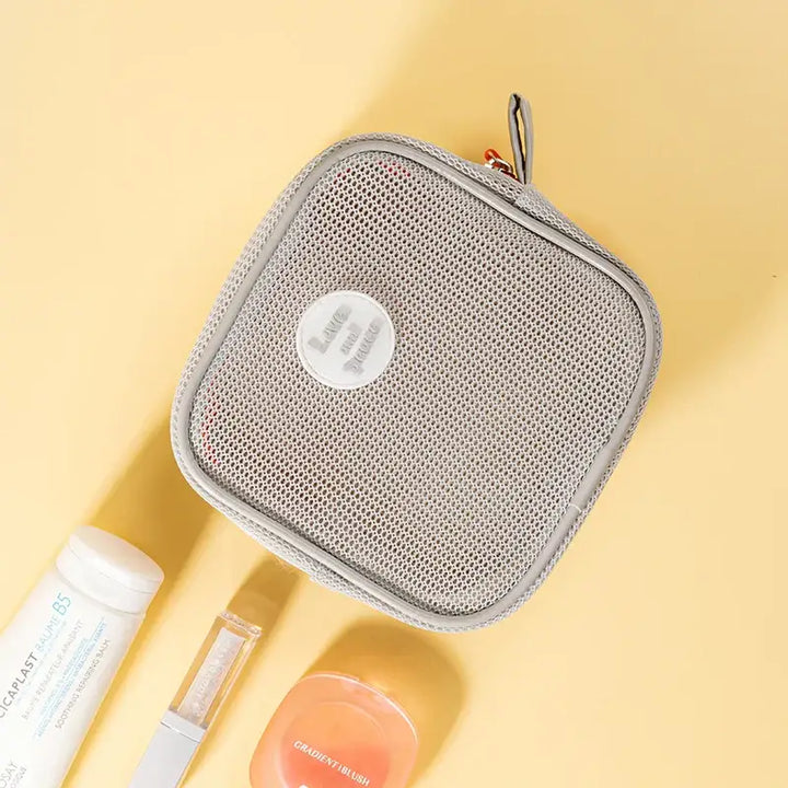 Trousse de Maquillage Étanche - Portable avec Fermeture Éclair
