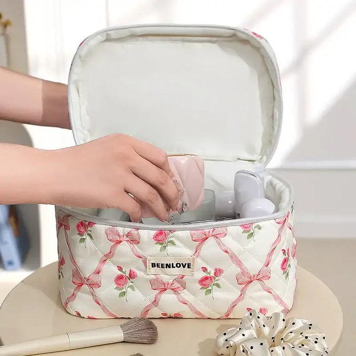 Trousse de Maquillage Femme - Grande Capacité & Portable pour Voyage