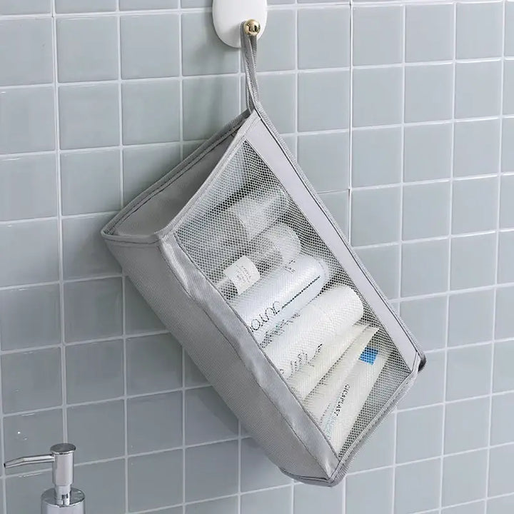 Trousse de Maquillage Grande Capacité - Maille Légère Séchage Rapide
