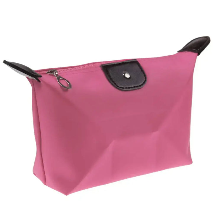 Trousse de Maquillage Imperméable - Compacte & Colorée pour Voyage - Rose