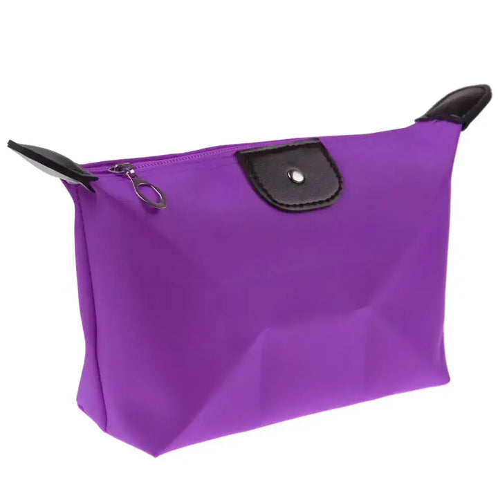 Trousse de Maquillage Imperméable - Compacte & Colorée pour Voyage - Mauve