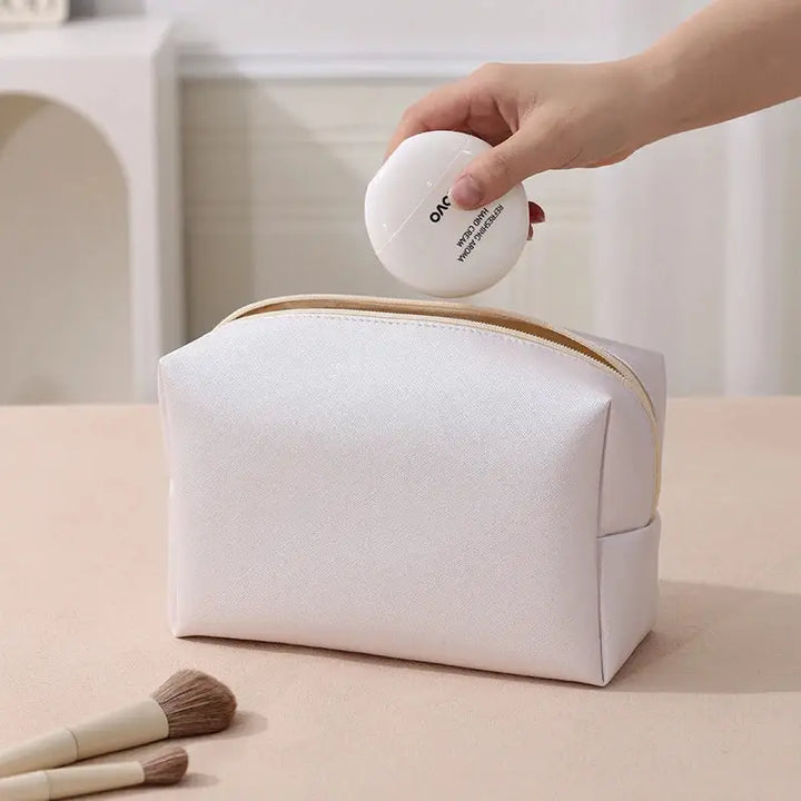 Trousse de Maquillage Portable - Grande Capacité avec Fermeture Éclair