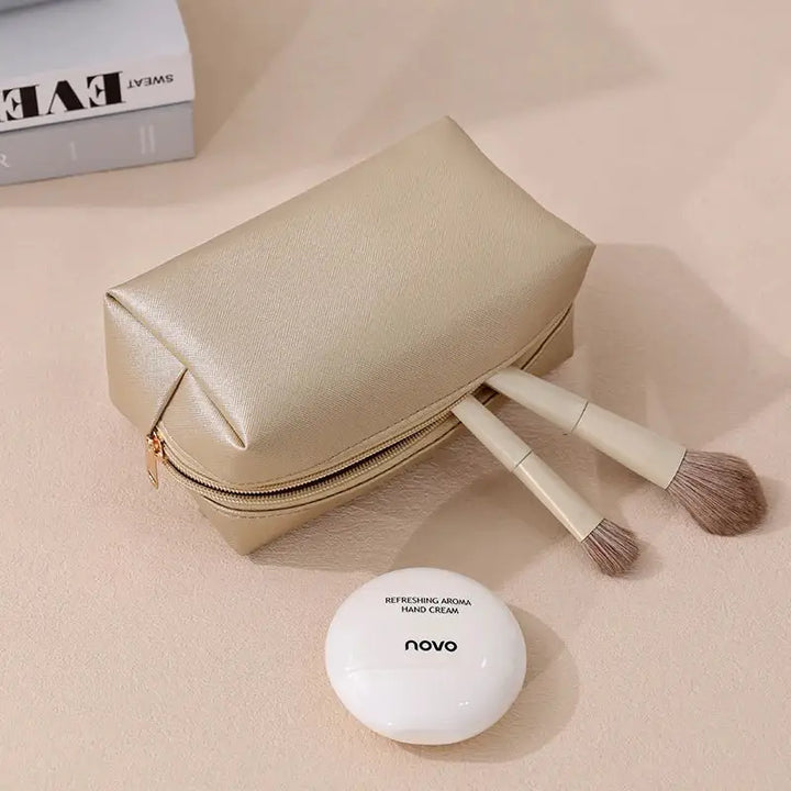 Trousse de Maquillage Portable - Grande Capacité avec Fermeture Éclair