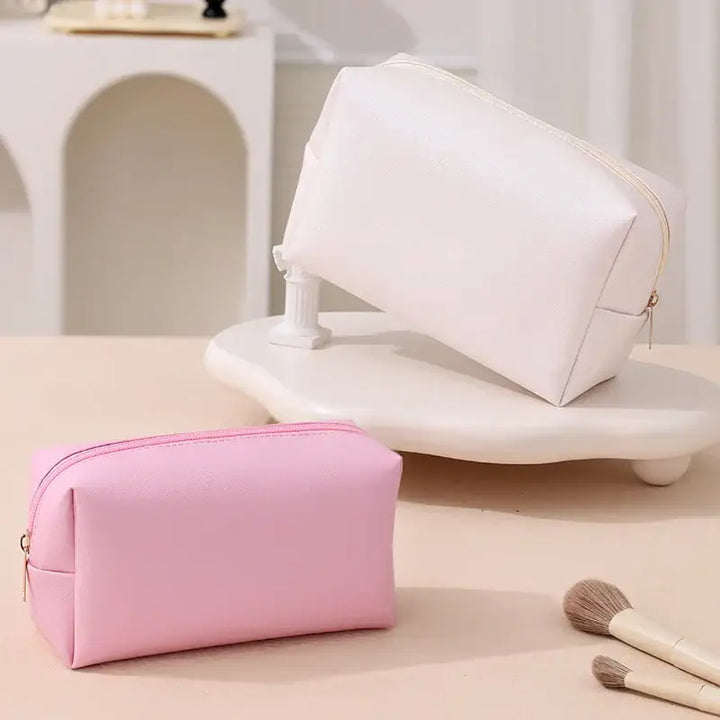 Trousse de Maquillage Portable - Grande Capacité avec Fermeture Éclair