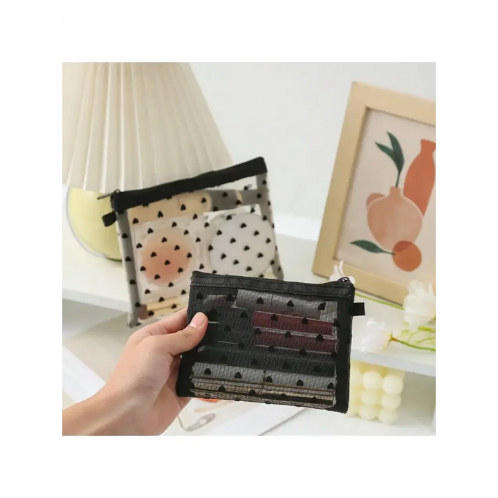 Trousse de Maquillage Portable - Rangement Voyage Compact & Pratique