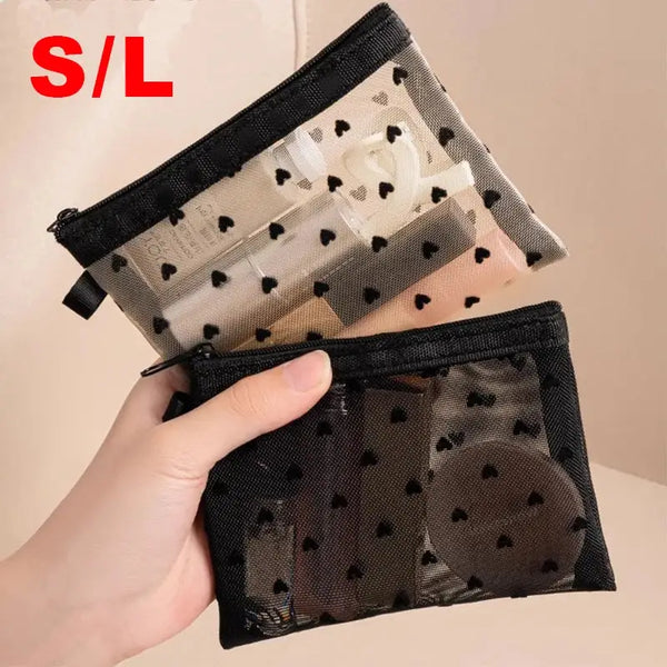 Trousse de Maquillage Portable - Rangement Voyage Compact & Pratique