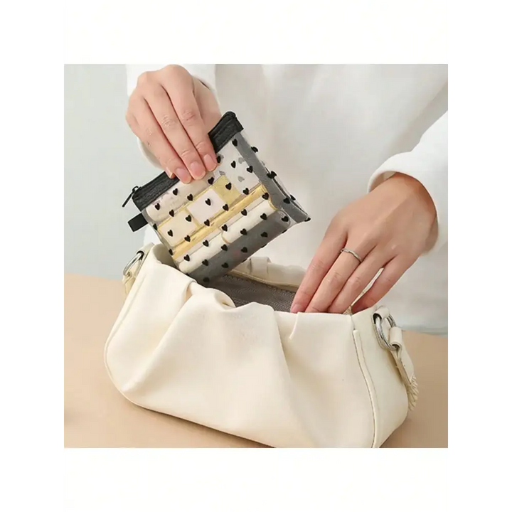 Trousse de Maquillage Portable - Rangement Voyage Compact & Pratique