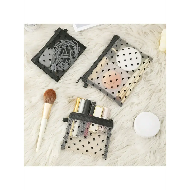 Trousse de Maquillage Portable - Rangement Voyage Compact & Pratique